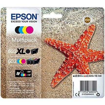 Original Tintenpatrone Epson Schwarz/Zyanblau/Magenta/Gelb (8 Stück)