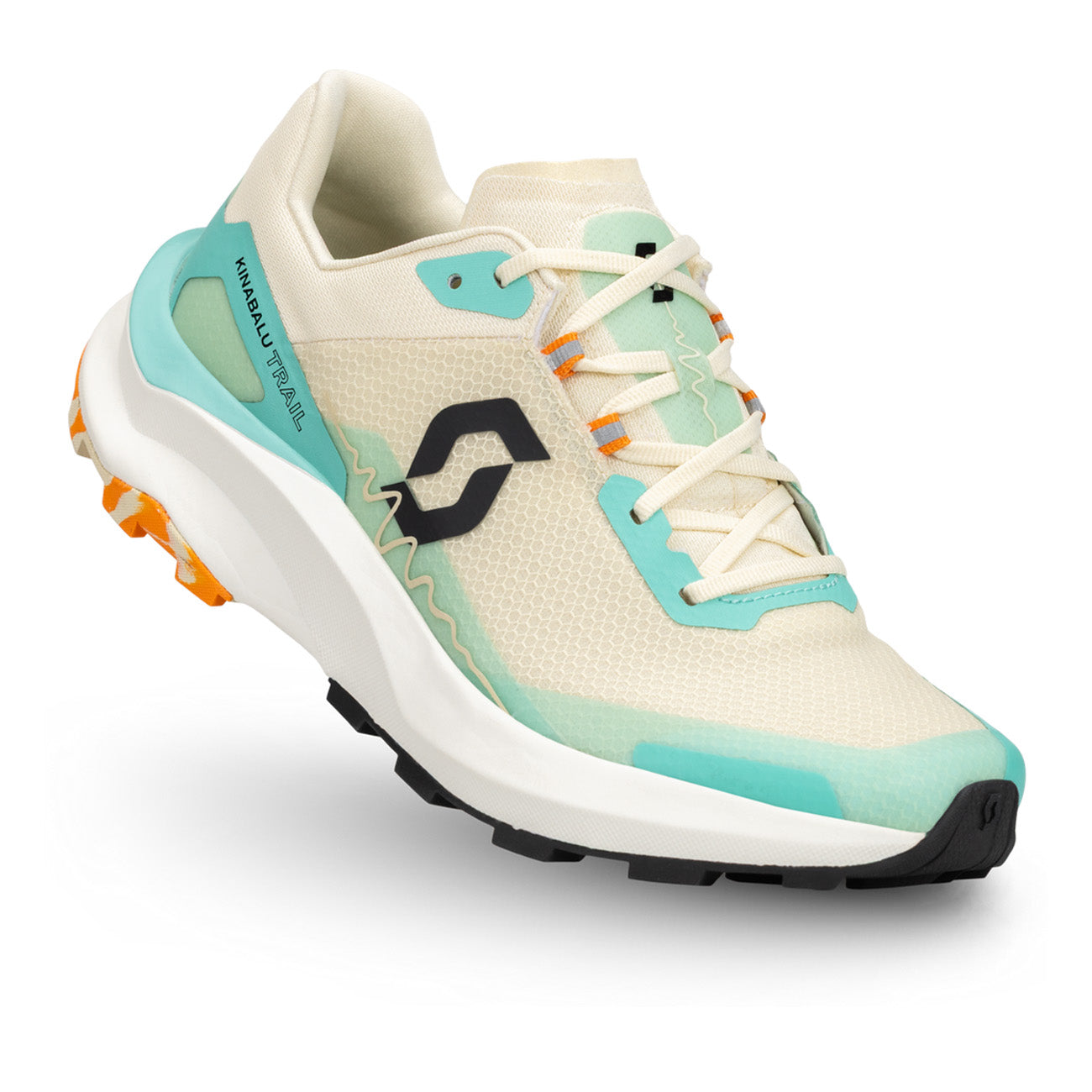 Scott W's Kinabalu Trail Damen Cream Beige Cascade Blue