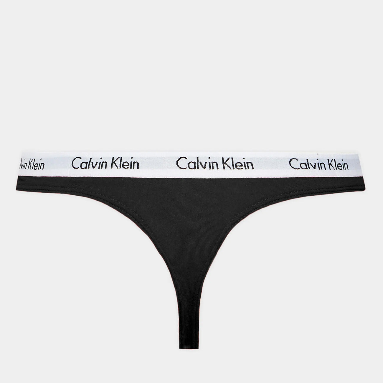 Calvin Klein 3er Pack Thong Modern Cotton String Black Rouge Fuchsia